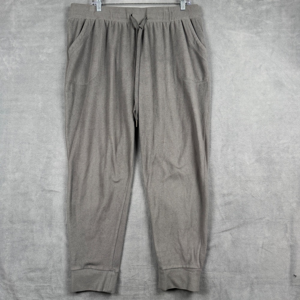 Koolaburra by UGG Gray Fleece Jogger XL KB8824106 Drawstring Lounge Pockets